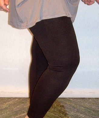 Legging negro mujer tallas grandes 10716 