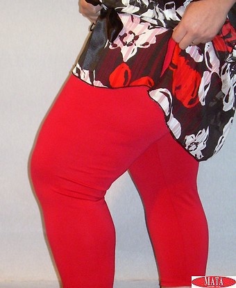 Legging mujer rojo 12962 