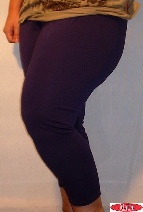 Legging azul marino tallas grandes 12962 