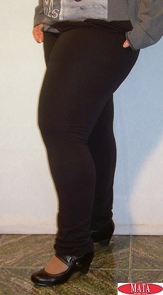 Legging mujer negro tallas grandes 13285 
