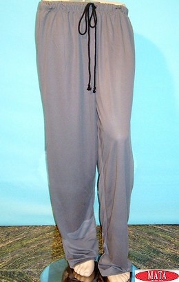 Pantalón chandal gris tallas grandes 05715 