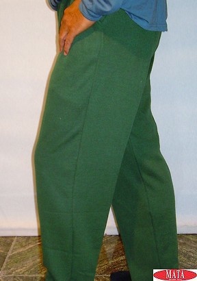 Pantalón hombre verde tallas grandes 11310 