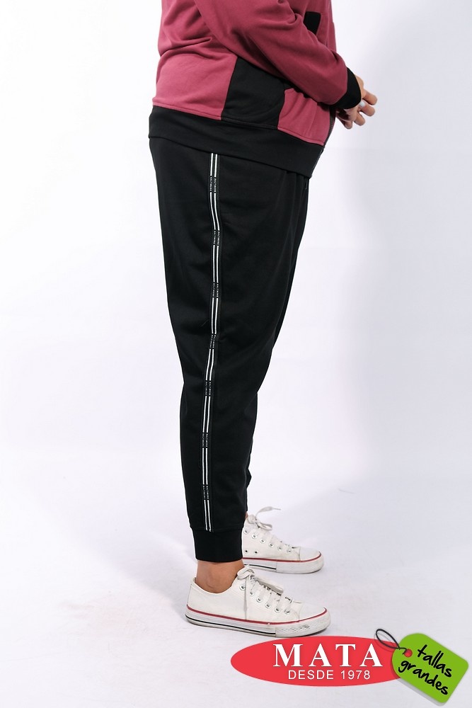 Pantalón chándal mujer 24618 - Ropa mujer tallas grandes, Ropa de Deporte, Ropa mujer tallas Novedad Tallas Grandes Mujer - Modas Mata