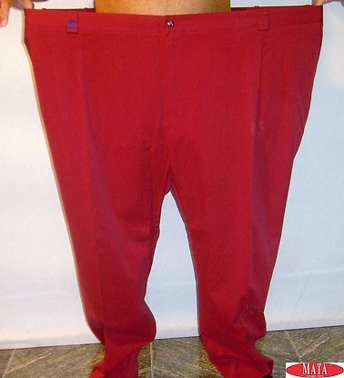Pantalón hombre morado tallas grandes 12326 