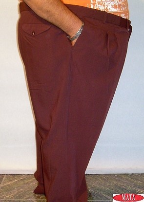 Pantalón morado hombre tallas grandes 12328 