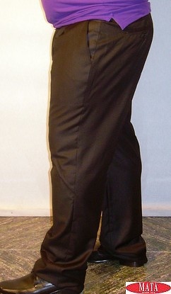 Pantalón hombre negro tallas grandes 13855 