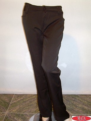 Pantalón mujer negro tallas grandes 09813 