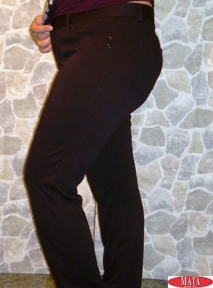 Pantalón negro mujer tallas grandes 11316 