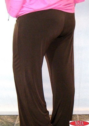 Pantalón mujer marrón 14706 