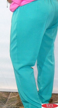 Pantalón mujer verde 14774 