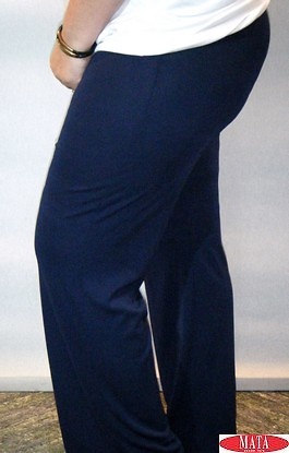 Pantalón mujer azul marino 17068 