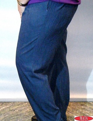 Pantalón mujer azul 17191 