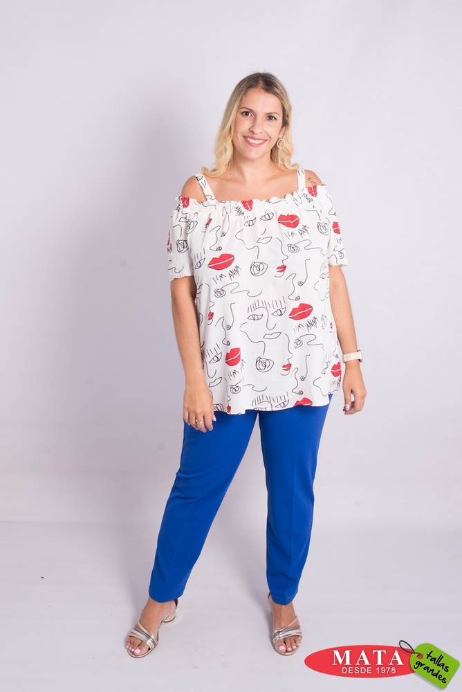 Pantalón chino mujer diversos colores 15259 - Ropa mujer tallas