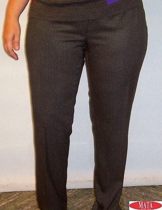 Pantalón mujer marengo tallas grandes 11351 