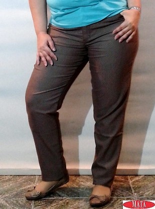 Pantalón mujer tallas grandes 15387 