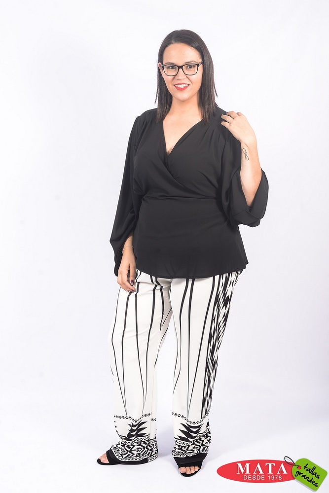 Pantalón mujer tallas grandes 22847 