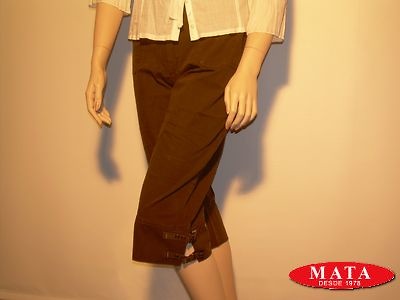 Pantalón pirata marrón 05622 