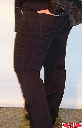 Pantalón vaquero negro tallas grandes 04841 