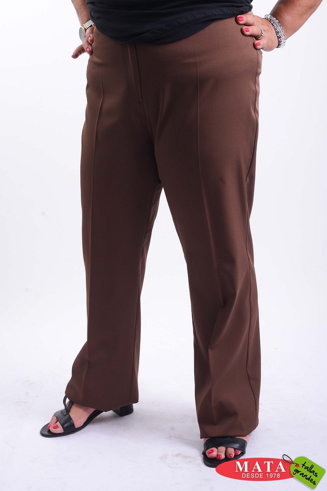 Pantalon chino mujer talla grande online