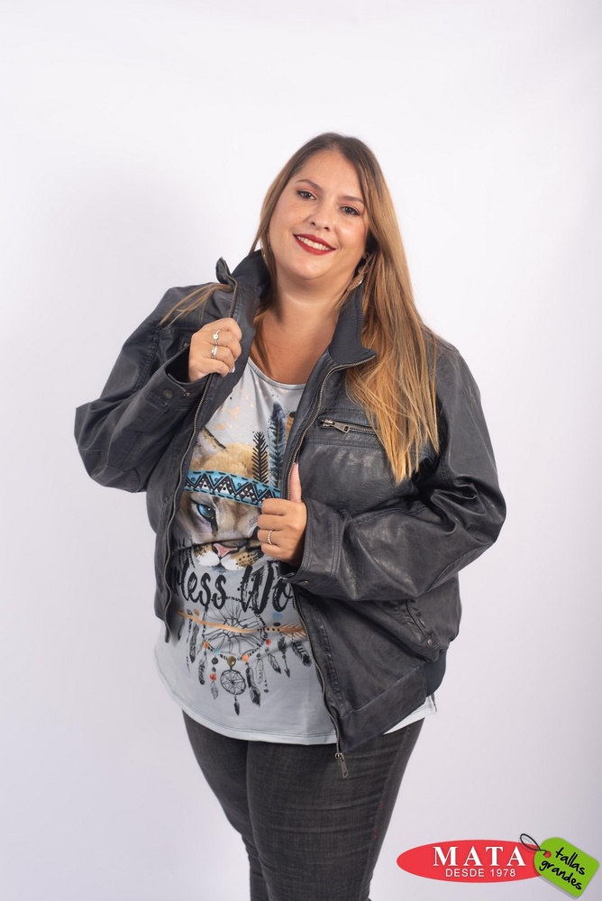 Parka mujer tallas grandes 22963 