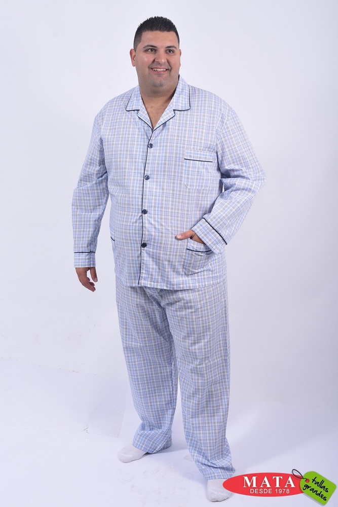 hombro Prescripción idioma Pijama hombre 22186 - Ropa hombre tallas grandes, Pijamas y batas - Modas  Mata Tallas Grandes