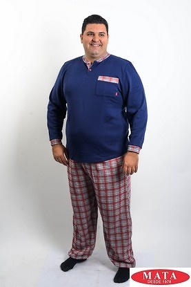 Pijama hombres tallas grandes marino 19471 
