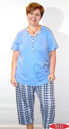 Pijama mujer tallas grandes 16808 