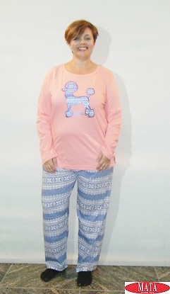 Pijama rosa 17497 