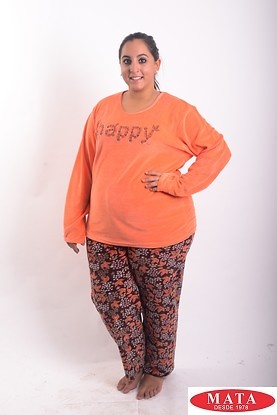 Pijama naranja 19076 