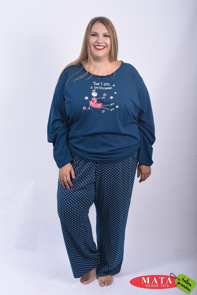 Pijama mujer tallas grandes 22153 