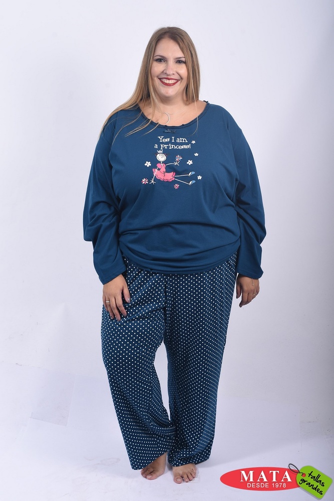 Contratación Llamarada jefe Pijama mujer tallas grandes 22153 - Ropa mujer tallas grandes, Ropa  Interior - Lenceria, Pijamas, Ropa mujer tallas grandes, Novedad Tallas  Grandes Mujer - Modas Mata Tallas Grandes