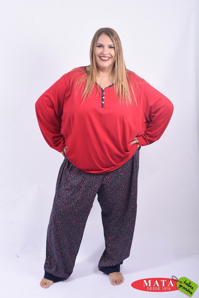 Pijama mujer tallas grandes 22155 