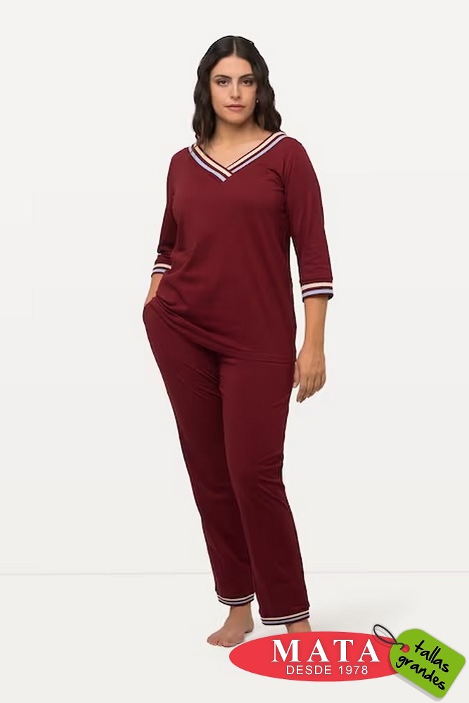 Pijama mujer tallas grandes 26175 