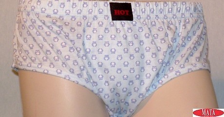 Slip búho celeste tallas grandes 13054 