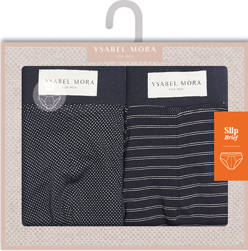 Slip hombre pack 2 25092 
