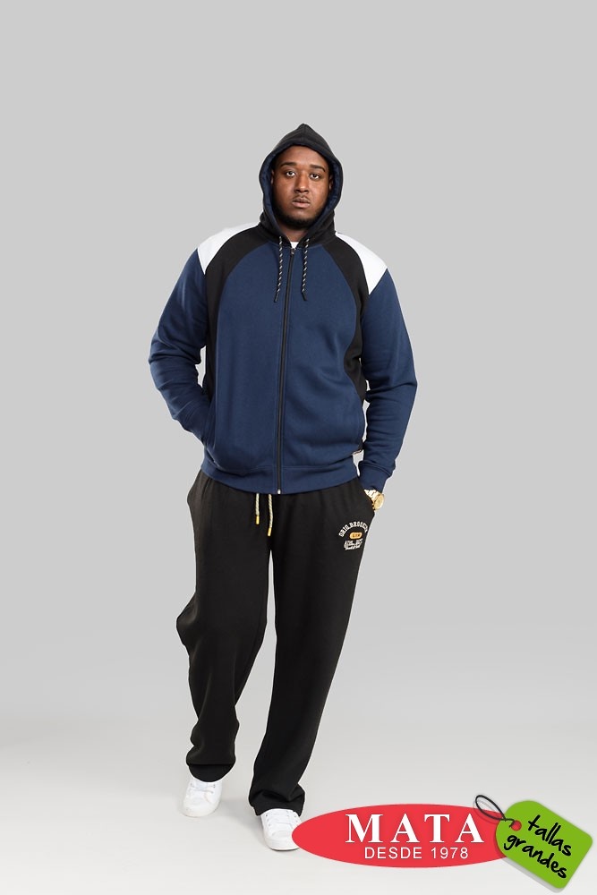 Sudadera hombre tallas grandes 24853 