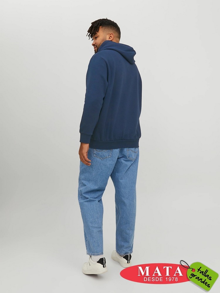 Sudadera hombre tallas grandes 26633 