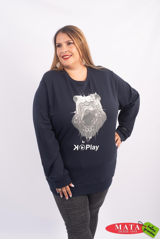 Sudadera mujer top talla grande