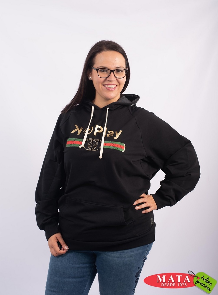 Sudadera mujer tallas grandes 23005 