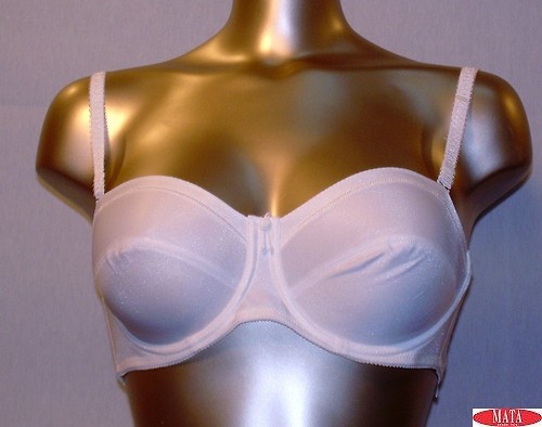 Sujetador mujer BLANCO tallas grandes 00614 