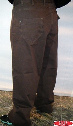 Pantalón hombre marrón 08904 