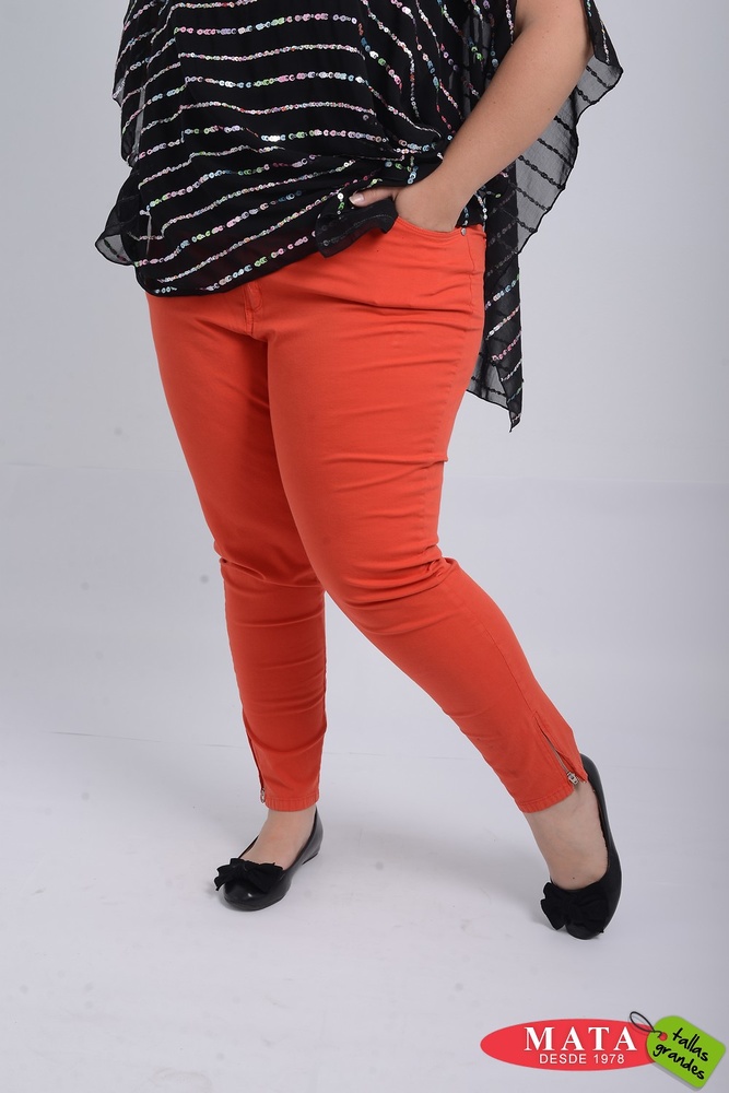 Pantalón Vaquero Colores Mujer Talla Grande - Tienda Ropa Tallas Grandes