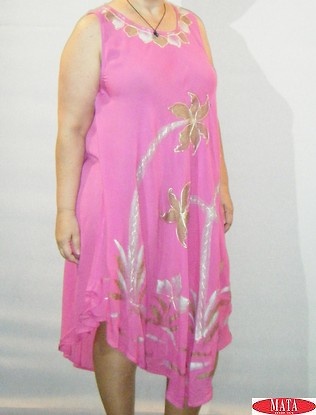 Vestido rosa 17476 