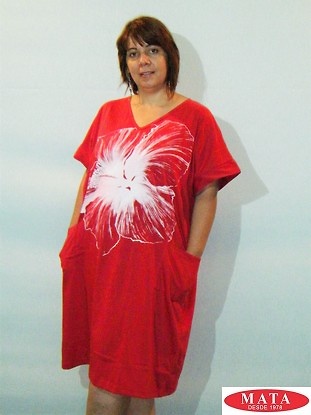 Vestido rojo 18856 