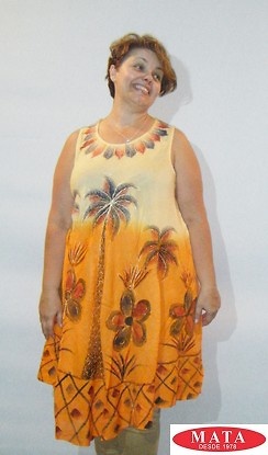 Vestido naranja 18980 