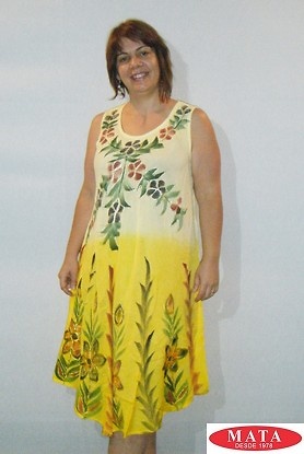 Vestido amarillo 18983 