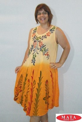 Vestido naranja 18983 