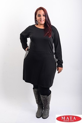 Vestido mujer negro 19300 