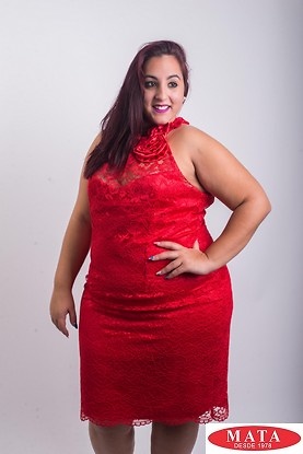 Vestido mujer tallas grandes 19755 