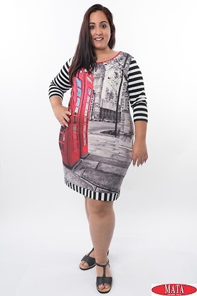 Vestido mujer tallas grandes 20017 
